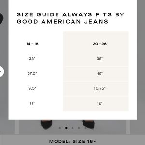 Jeans | Good American Always Fits Size 